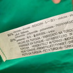 ZARA Blouse Dress Green Sz Medium Photo 4