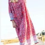 Natural Life  Boho Maxi Dress L Red Floral Patchwork‎ Cuff Festival Style Photo 10