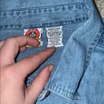 Looney Tunes  Tweety Bird Button Down Denim Long Sleeve Shirt Photo 3