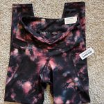 Old Navy High Waisted PowerSoft 7/8-Length Tie-Dye Side-Pocket Leggings Size S Photo 5