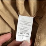 DO+BE Faux Suede blouse top Bell sleeves bohemian TAN SMALL Hippie western NEW Photo 6