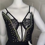 BANJUL  Beaded Elegant Black Evening Dress Size Small. Photo 1