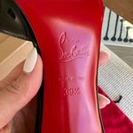Christian Louboutin  Iriza Patent Red-Sole Half-d'Orsay Pump in Black Patent Photo 5