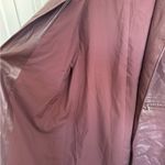 Chico's Chico’s Maroon faux leather jacket size 2 (their 12/14 or large) Photo 8