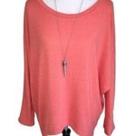 Zanzea Lightweight High Low Sweater Peach Small Photo 0