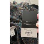 Nine West  Glitter Jumpsuit Black Size M NWT Photo 3