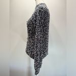 John Paul Richard Blue Confetti Nubby Loop Chenille Mock Neck Sweater S Photo 6