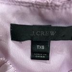 J.Crew XS Tank Top Lace Ruffle Neck Lavender Purple Pastel Pink Scalloped Photo 3