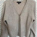 I.N.C. International Concepts Silver Sparkle Eyelash Long Sleeve Cardigan – XL Photo 0