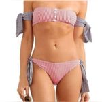 Solid & Striped  NWT | Mackenzie Seersucker Bikini Top | L Photo 2