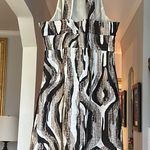 Ann Taylor  Halter High Neck Linen Blend Dress Sz 10 Photo 2