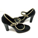 Marc by Marc Jacobs MARC JACOBS black leather Mary Jane heels, made in Italy, size 9.5 Photo 6