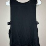 Nike  Elastika Biker Black Dri Fit athletic tank top women’s size medium Photo 3