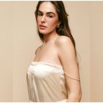 Reformation NWOT Womens Cocktail Party Irene 100% Silk Slip Mini Dress Size 10 Photo 2