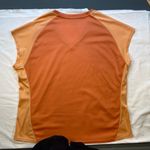 Eddie Bauer  Womens exercise top, short sleave, orange, peach, v‎ neck, XXL Photo 7