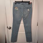 Sundance  Magnolia Mid Rise Patchwork Jeans Womens 28 Medium Wash Photo 1