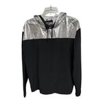 Victoria's Secret  SPORT ANORAK METALLIC BLACK JACKET HOODIE LIGHTWEIGHT Medium Photo 1