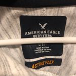 American Eagle Outfitters Active Flex Pullover Hoodie Sweatshirt White/Gray Photo 1