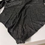 Who What Wear EUC  Black & Silver Glittery Body Suit XXL Photo 3