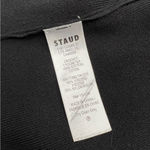 STAUD Jacqueline Dress crochet cut out floral sz XS Black Photo 5