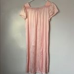 Vanity Fair 💕 Vintage  Pink Embroidered Rosebuds Lace Nightgown • XS 🔴 Photo 5