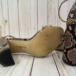 Sam Edelman  Yaro Dusty Rose Snake Print Ankle Strap Heels Size 8.5 Photo 5