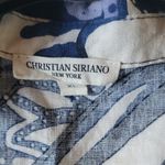 Christian Sirianio Christian Siriano  New York Top Linen Crop  Button-Up Shirt Size XL Photo 2