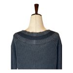 Rag and Bone Rag‎ & Bone Sweater Women Small Black Gray Ribbed Knit Off The Shoulder Dawn Photo 4