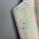 Halogen Nordstrom Neon Tweed Shift Dress Size 10 Metallic Neon White Pockets Photo 9