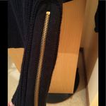 Ann Taylor ribbed cable knit sweater zipper back v-neck size XS tunic Photo 2