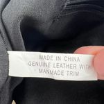 Heritage Shoulder Bag Black Leather Bronze Studded Western Tassle Purse Photo 8