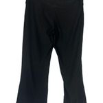 Nike Black Wide Leg Athletic Cropped Stretch Pants Women Sz M Photo 1