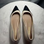 Youngshow Women’s Shoes Kitten Heel Pumps Pointed Toe Crocodile Ivory Black 8.5 Photo 7