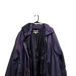 Woman Within Purple Full Zip Quilted Removable Hood Raincoat Jacket Sze 26/28 2X Photo 2