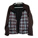 Marino Bay‎ Natural Women's Brown Teal Plaid Lightweight Jacket Size L Size L Photo 1