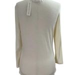 Pursuits Ltd Pearl Cream Long Sleeve Blouse Size S NWT | 41 Photo 2