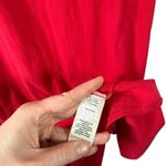 Soft Surroundings  Moderne Gauze Tunic Crimson Red Minimalist NEW Womens Medium Photo 4