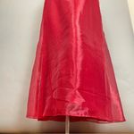 Blondie Nites Blondie Nites by Jaslene Formal Skirt Prom Red Shimmer Organza Maxi Photo 5