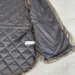 Athleta  Whisper Metallic Velvet Vest Womens XS Extra Small Quilted Winter Shirt Photo 5