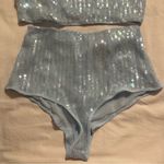 Victoria's Secret  Sequin Shimmer Bra Top & High-Waist Short Set Photo 6