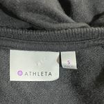 Athleta Women's Black Long Sleeve Crewneck Criss Cross Black Sweatshirt Sz Small Photo 2