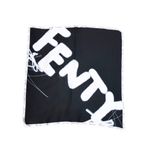 Fenty Beauty Black/White Square Scarf Bandana Black Photo 3