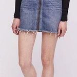 Free People | Zip It Up Mini Skirt | Blue | 29 Photo 0