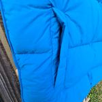 ZARA NEW  Water Resistant Oversized Puffer Vest. Blue size XS-S Photo 4