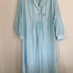 Christian Dior Vintage Lingerie x Neiman Marcus Blue Night Gown M Photo 0