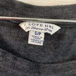 I Love H81 Grey 3/4 Sleeve Scoop Neck Top Small Photo 5