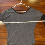 Puma Gray Raglan 3/4 Sleeve Sporty top open back oversized Photo 4