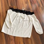 Ramy Brook Sandy Off The Shoulder Lace Trim Flowy Blouse *Stain* Photo 7