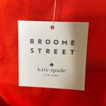 Kate Spade NWT Broom Street X  Poplin Off Shoulder Dress Cherry Pepper Size XXL Photo 13