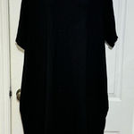 Reformation NWOT Jeans Womens Short Sleeve Crew Neck Ribbed Shirt Dress Black 3X Photo 0